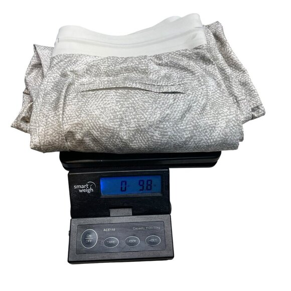 Athleta Venture Printed Pant Size 6 Cream/Gray Zipper Pocket Jogger Animal Print - Picture 9 of 9